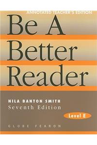 Be a Better Reader, Level E