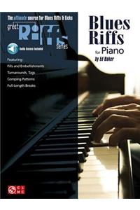 Blues Riffs for Piano - Book/Online Audio