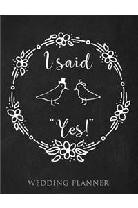 I Said Yes Wedding Planner
