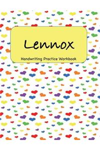 Lennox - Handwriting Practice Workbook