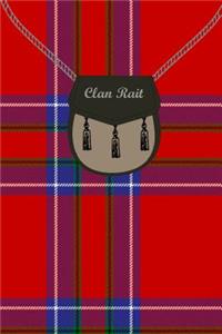 Clan Rait Tartan Journal/Notebook