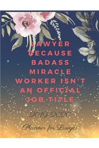 Lawyer Because Badass Miracle Worker Isn't an Official Job Title