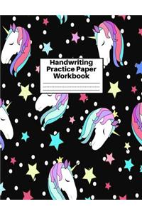 Handwriting Practice Paper Workbook