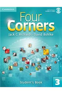 Four Corners Level 3 Student's Book with Self-Study CD-ROM and Online Workbook Pack