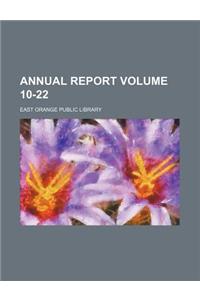 Annual Report Volume 10-22