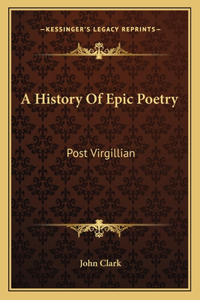 History Of Epic Poetry