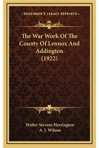 The War Work of the County of Lennox and Addington (1922)