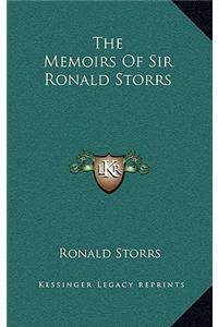 Memoirs Of Sir Ronald Storrs