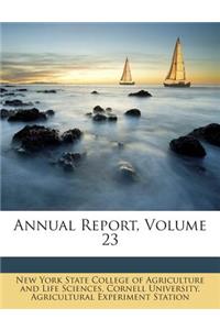 Annual Report, Volume 23