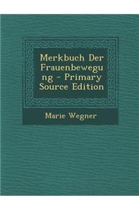 Merkbuch Der Frauenbewegung