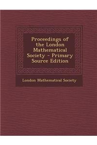 Proceedings of the London Mathematical Society