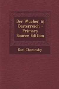 Der Wucher in Oesterreich