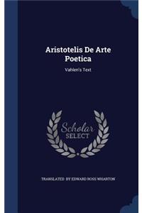 Aristotelis De Arte Poetica