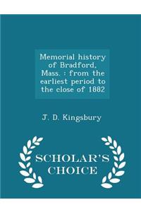 Memorial History of Bradford, Mass.
