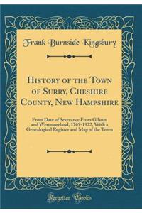 History of the Town of Surry, Cheshire County, New Hampshire