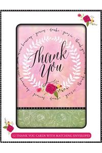 Circle of Thanks Thank You Cards