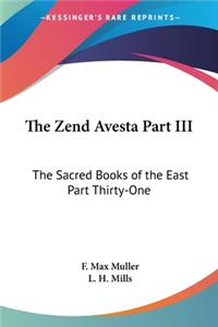 Zend Avesta Part III