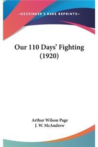 Our 110 Days' Fighting (1920)