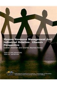 Human Resource Management And Industrial Relation