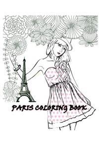 Paris Coloring Book