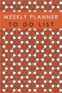 Weekly Planner to Do List