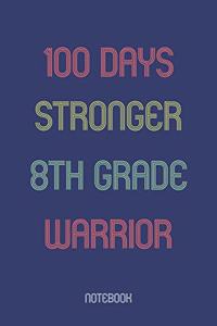 100 Days Stronger 8th Grade Warrior