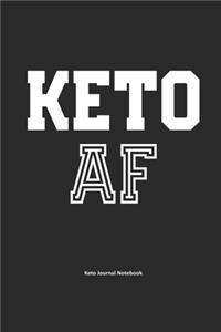 Keto AF Keto Journal Notebook