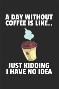 Kaffee Notizbuch