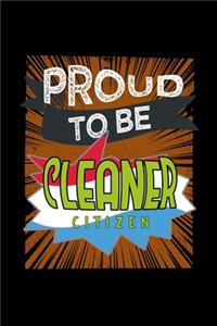 Proud to be cleaner citizen