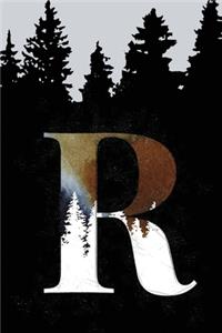 Bullet Journal with Monogram Letter R