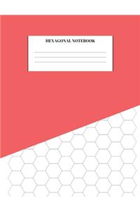 Hexagonal Notebook: Graph Paper Sheets For Organic Chemistry, Biochemistry, Gaming, Mapping, Structuring, Sketches, and Drawing Composition Notepad