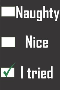 Naughty Nice I Tried