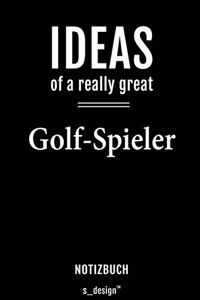 Notizbuch für Golf-Spieler
