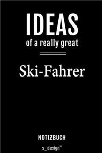 Notizbuch für Ski-Fahrer