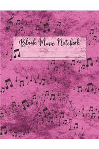 Blank Music Notebook