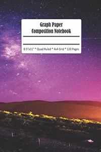 Graph Paper Composition Notebook