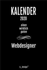 Kalender 2020 für Webdesigner