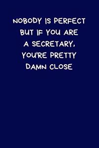 Nobody Is Perfect But If You Are A Secretary, You're Pretty Damn Close