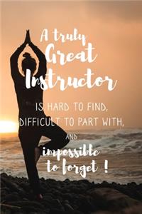 A Truly Great Instructor