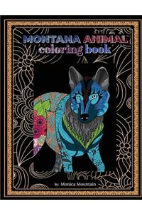 Montana Animal Coloring Book