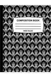 Wide Ruled Composition Book