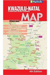 Road Map - KwaZulu-Natal: Pietermaritzburg, Midlands & Drakensberg