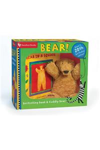 Bear in a Square Book and Cuddly Bear Set