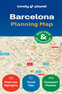 Lonely Planet Barcelona City Map 2