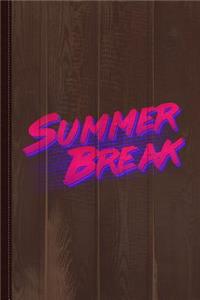 Summer Break Retro Journal Notebook