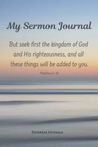 My Sermon Journal