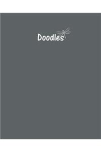 Doodles Journal - Great for Sketching, Doodling or Planning with Slate Grey Cove