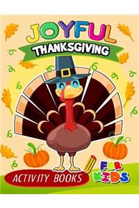 Joyful Thanksgiving Activity books for kids