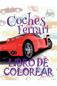 ✌ Coches Ferrari ✎ Libro de Colorear Carros Colorear Niños 6 Años ✍ Libro de Colorear Para Niños