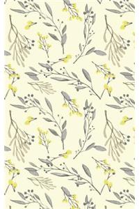 Yellow Blossoms - Lined Notebook with Margins - 5